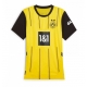 Borussia Dortmund Waldemar Anton #3 Maglia Gara Casa Repliche 2024-25 Donna Maniche Corte